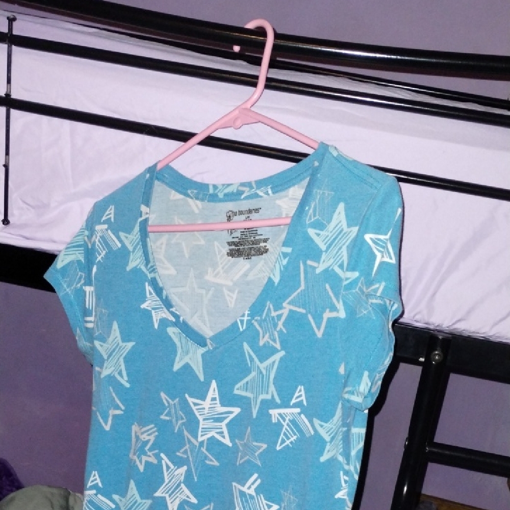 No Boundaries Blue Star Short Sleeve Tee